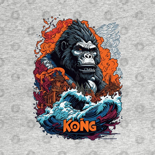 Skull Island King: Majestic Kong by Robiart